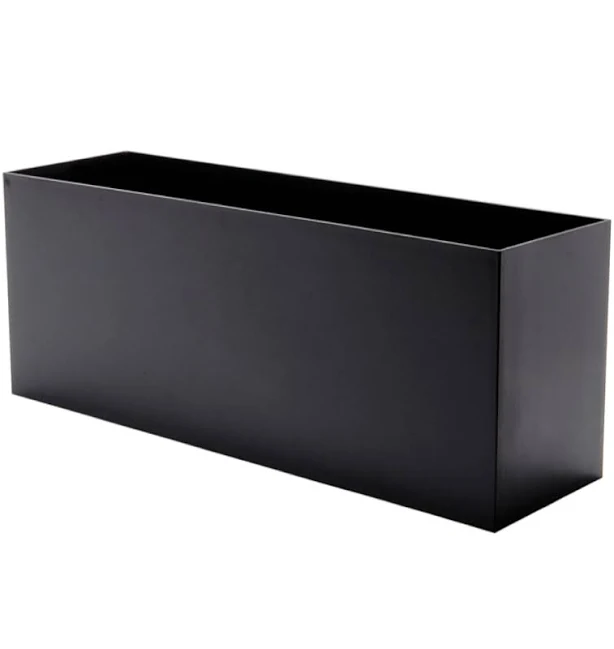American Essence Tucson Medium Rectangle Plastic Planter - 24 in x 7 in x 7 in -