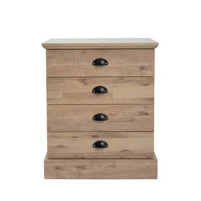 AndMakers 4-Drawer Wood Nightstand