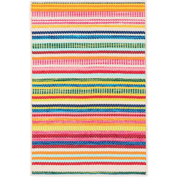 Annie Selke Bright Stripe Handwoven Indoor/Outdoor Rug