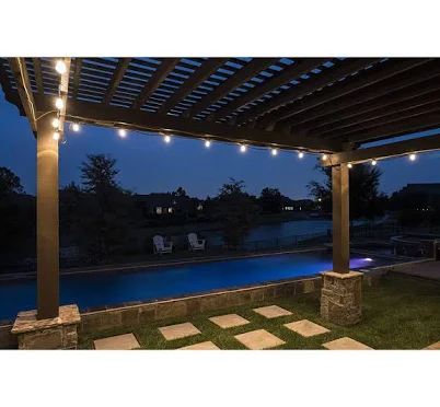 Arlmont & Co. 24-ft Black LED Outdoor Bistro Lighting