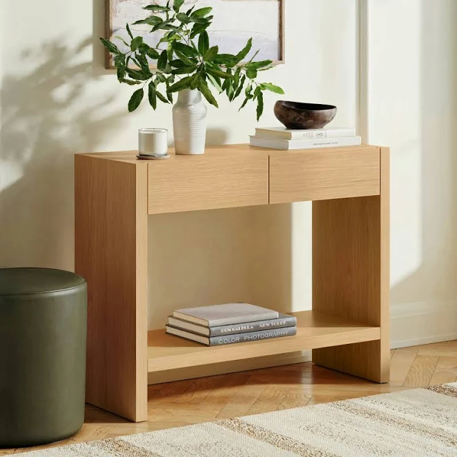 Article Leif Minimalist 2-Drawer Storage Console
