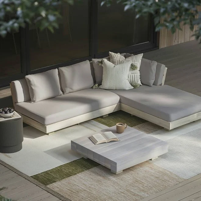 Article Lubek Modern Outdoor Furniture Right Sectional Sofa