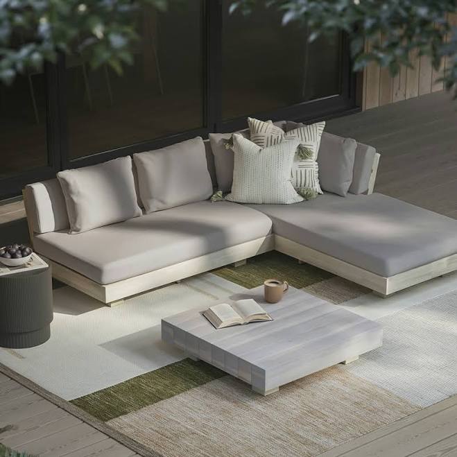 Article Lubek Modern Outdoor Furniture Right Sectional Sofa