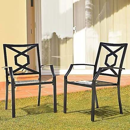 Ashley Nuu Garden Outdoor Dining Chair Set of 2