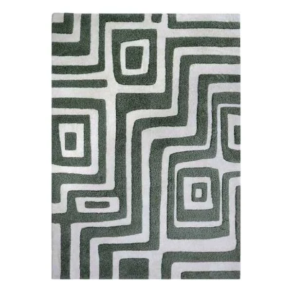 at Home B934 Geometric High-Low Area Rug