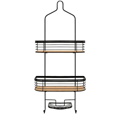 At Home Bamboo Shower Caddy