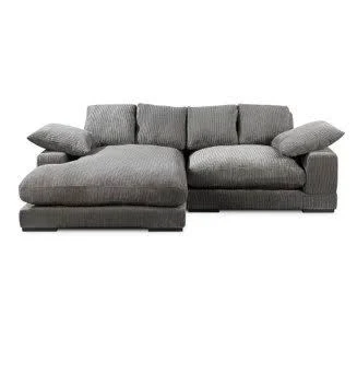 Aurelle Home Reversible Deep Seat Sectional Sofa