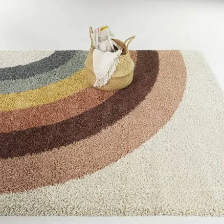 Balta Amelia Rainbow Shag Area Rug