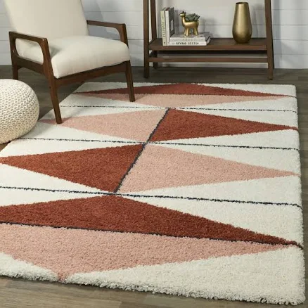 Balta Levine Modern Geometric Shag Area Rug