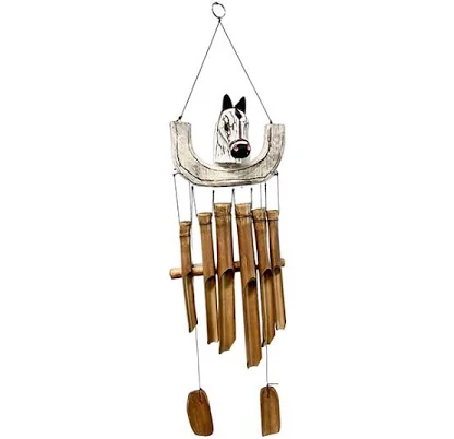 Bamboo Wind Chime Horse Shoe