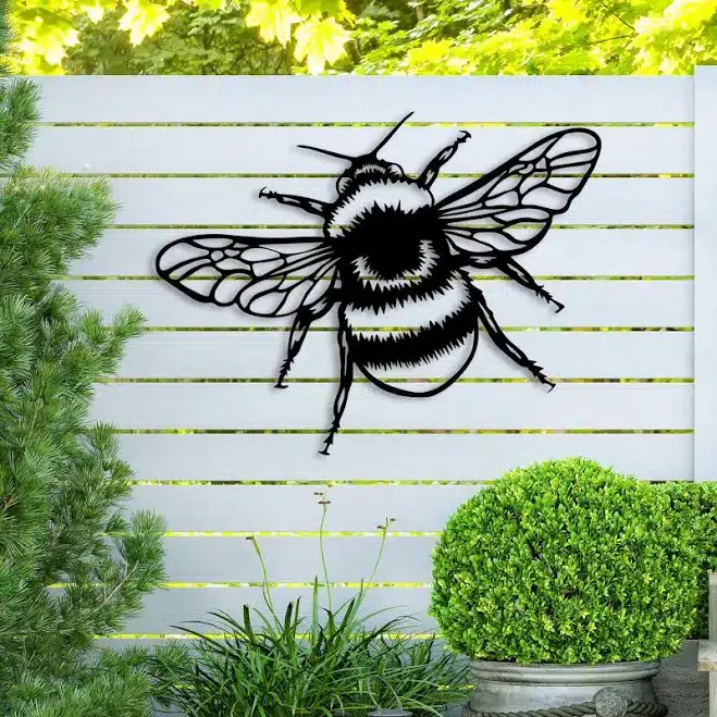 Bee Metal Garden & Wall Art
