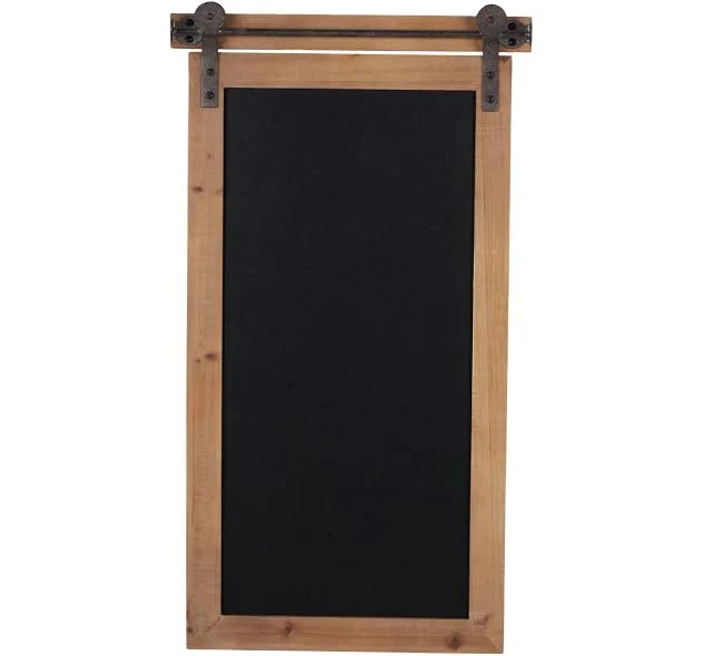Benzara Exclusive Rectangular Wood Chalkboard Sign
