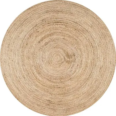 Best Seller | Natural Jute Braided 4' Organic Materials rug