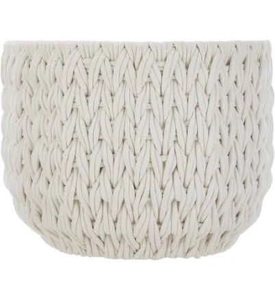Better Homes & Gardens Extra Large White Woven Rope Decorative Storage Basket