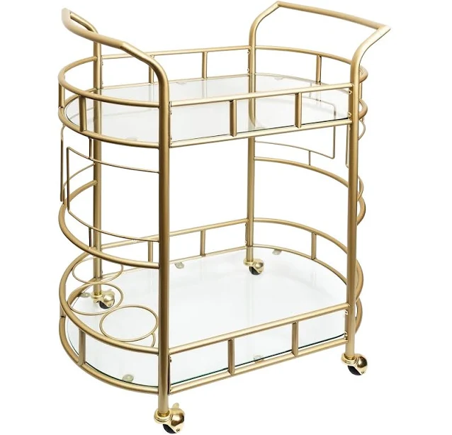Better Homes & Gardens Fitzgerald 2-Tier Bar Cart