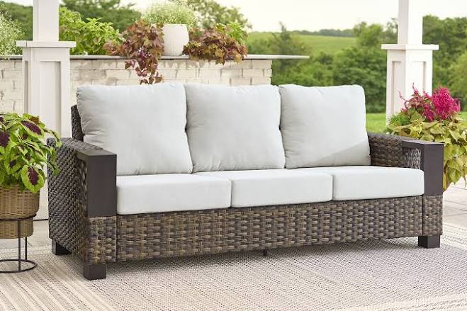Better Homes & Gardens Rockport Outdoor Wicker Sofa