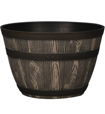 Better Homes & Gardens Whiskey Barrel Planter
