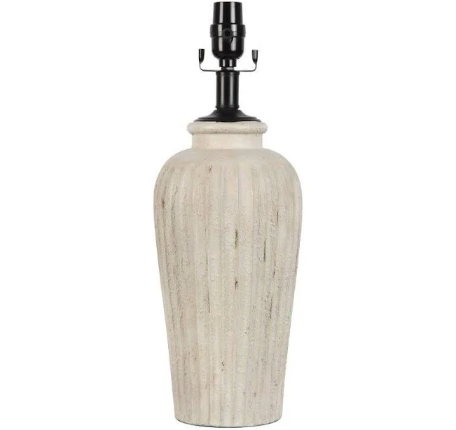 Bhg Large Ribbed Ceramic Table Lamp Base