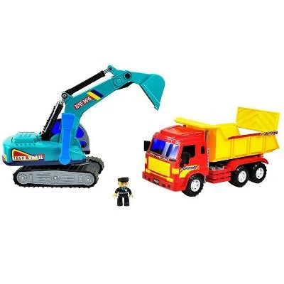 Big-Daddy Full Size Excavator & Dump Truck Combo