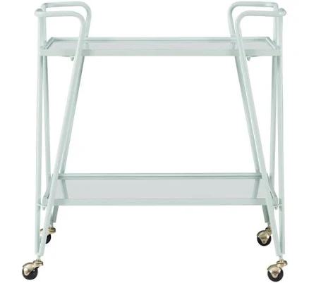 Bob's Discount Furniture Beau Mirrored Bar Cart