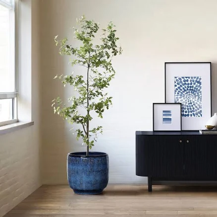 Brayden Studio Ocean Round Ceramic Planter