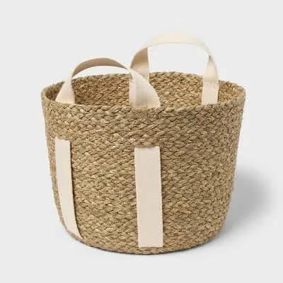 Brightroom Braided Seagrass Round Basket