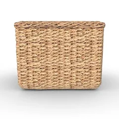 Brightroom Large Braided Seagrass Crate