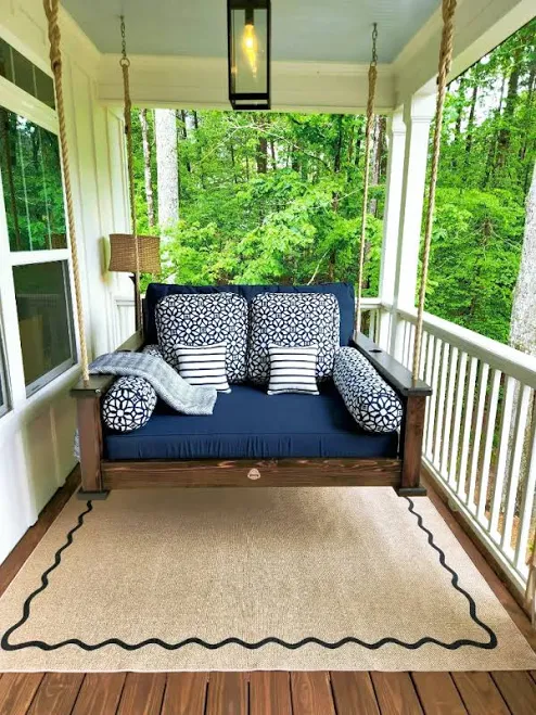 Buckhead Swing Bed – Solid Wood Hanging Bed Porch