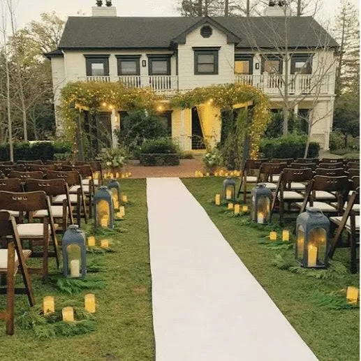 Burlap Aisle Runner