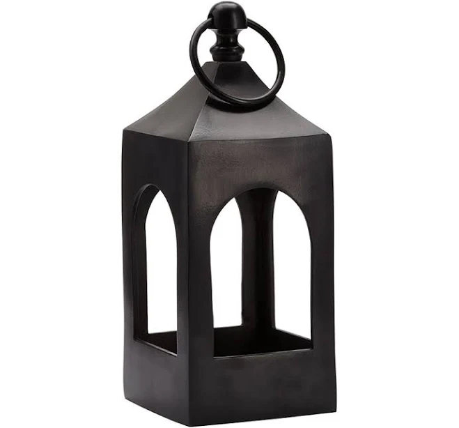 Caleb Handcrafted Metal Lantern, Large, 36