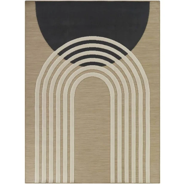 Campion Modern Geometric Indoor/Outdoor Area Rug
