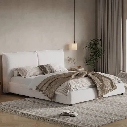 Christopher Knight Home Emma Modern Upholstered Platform Bed