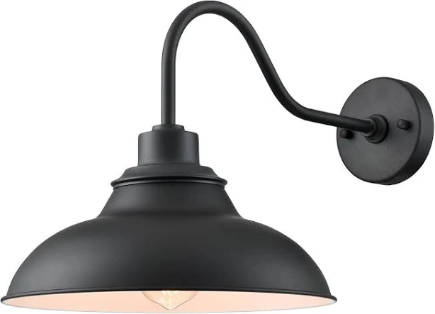 Claxy Black Outdoor Wall Sconce