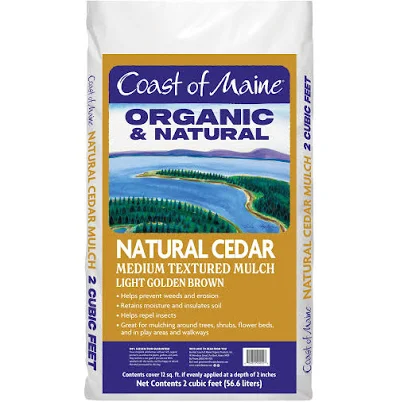 Coast of Maine Natural Cedar Mulch