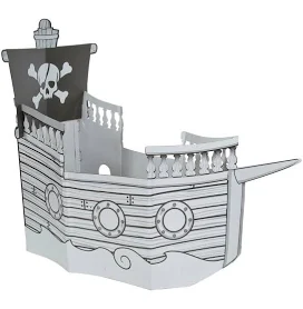 Color Your Own Pirate Ship Playhouse