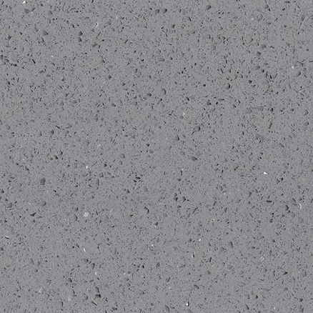 Concrete Grey Quartz Countertop, Island, and Slab Quartz