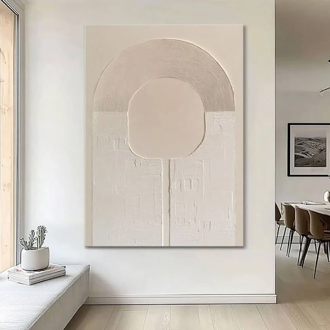Contemporary Neutral Abstract Artwork