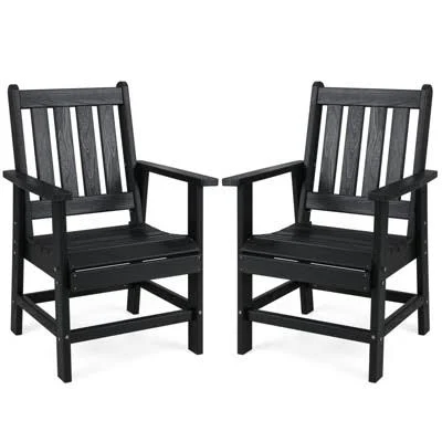 Costway Patio Dining Chairs (Set of 2)