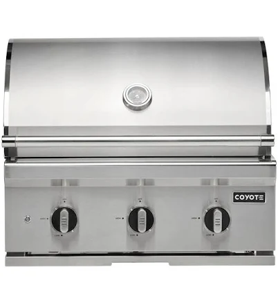 Coyote C-Series 30-in 3-Burner Built-In Grill