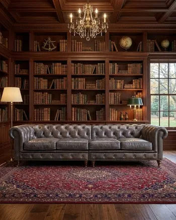 Crafters and Weavers Century Chesterfield Sofa