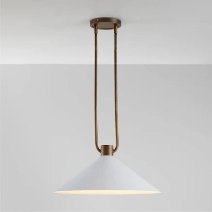 Crate & Barrel Andre Cone Pendant Light