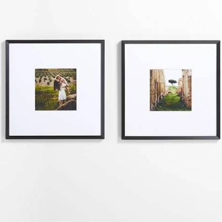 Crate & Barrel Icon Wood Gallery Wall Frame Set