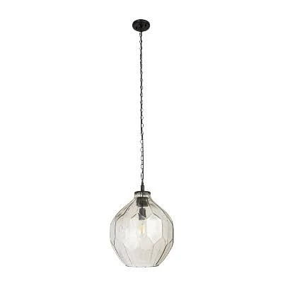 Creative Co-Op Oversized Geometric Glass Ceiling Light