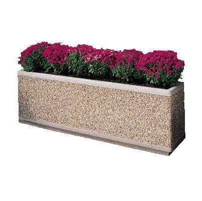 Crowd Control Warehouse Form Series Large Rectangular Concrete Planter