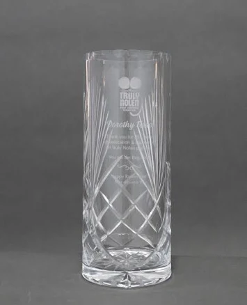 Cylinder Crystal Vase