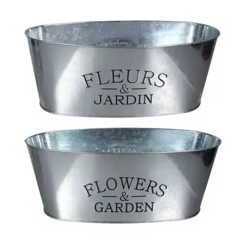Dollar Tree Garden Collection Oval-Shaped Planters