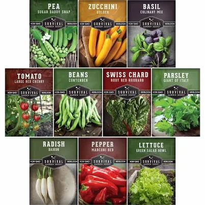 Easy-to-Grow Vegetable & Herb Seed Collection