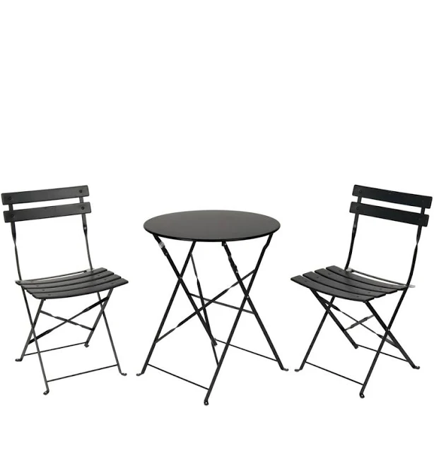 Ebern Designs Shelah Premium Steel Patio Bistro Set