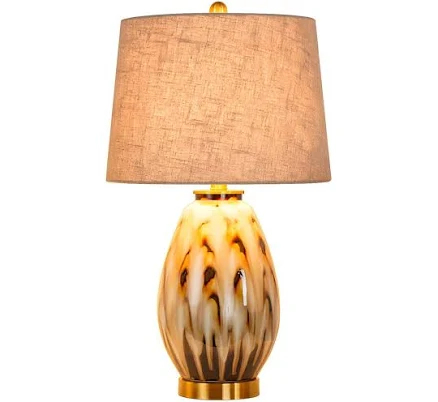 Elegant Drum Fabric Table Lamp