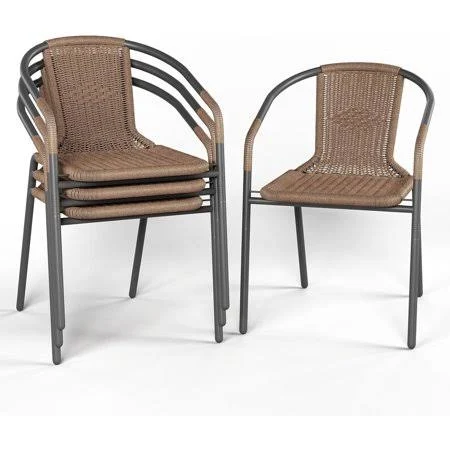 Elposun Outdoor Dining Chairs (Set of 4)